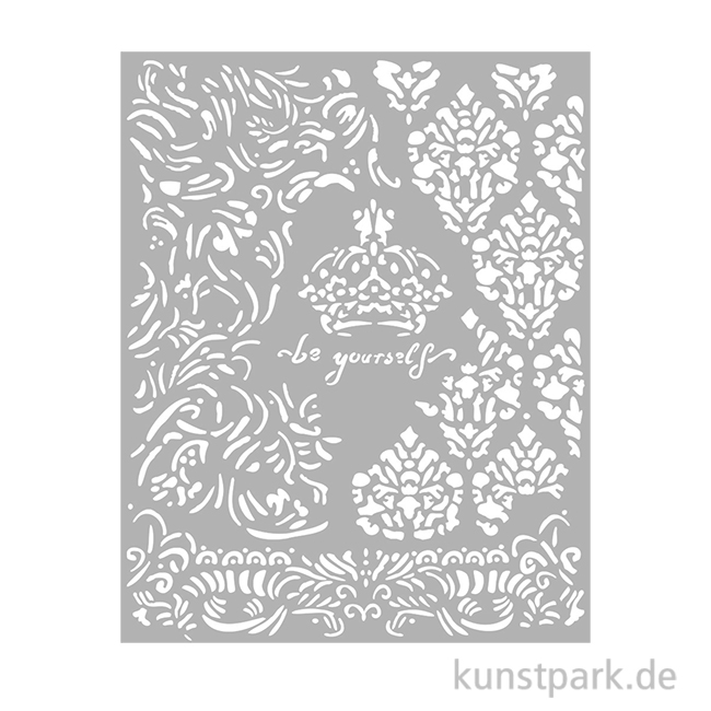 Artikelbild 1 des Artikels “Stamperia Schablone - Alterego Crown Be Yourself, 20 x 25 cm “