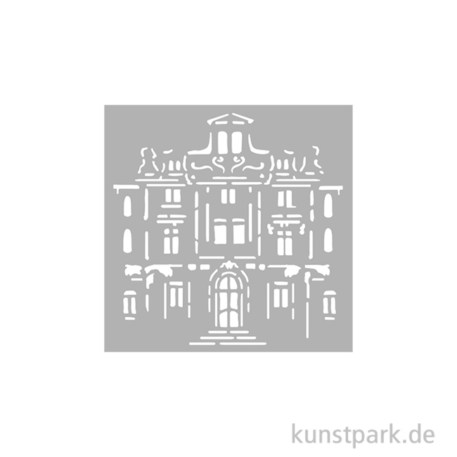 Artikelbild 1 des Artikels “Stamperia Schablone - Art of Travelling Palace, 12 x 12 cm “