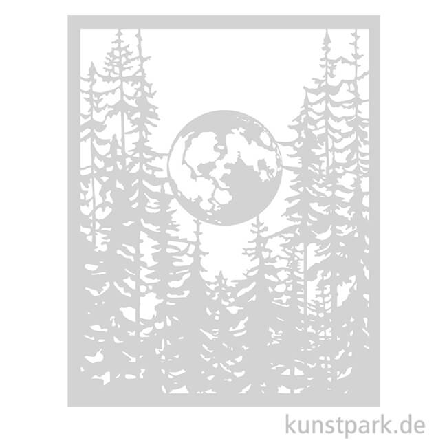 Artikelbild 1 des Artikels “Stamperia Schablone - Herbarium Silvae Moon Forest, 20 x 25 cm “