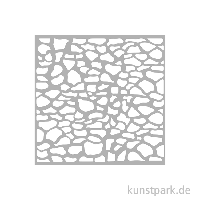 Artikelbild 1 des Artikels “Stamperia Schablone - Silent Sea Stones Pattern, 12 x 12 cm “