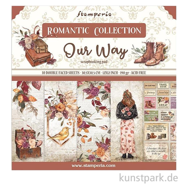 Artikelbild 1 des Artikels “Stamperia Scrapbooking Pad - Our Way 30,5 x 30,5 cm “