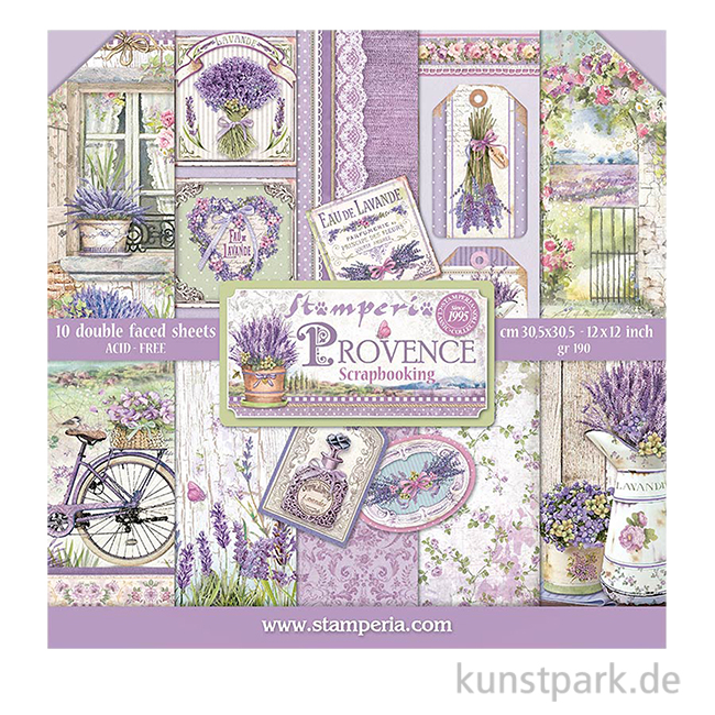 Artikelbild 1 des Artikels “Stamperia Scrapbooking Pad - Provence 30,5 x 30,5 cm “