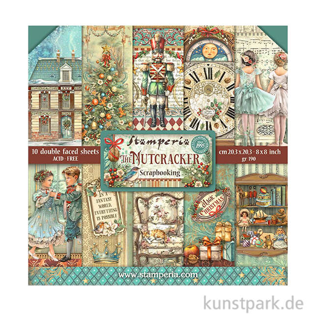 Artikelbild 1 des Artikels “Stamperia Scrapbooking Pad - The Nutcracker, 20,3 x 20,3 cm “