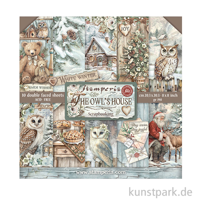 Artikelbild 1 des Artikels “Stamperia Scrapbooking Pad - The Owl's House, 20,3 x 20,3 cm “