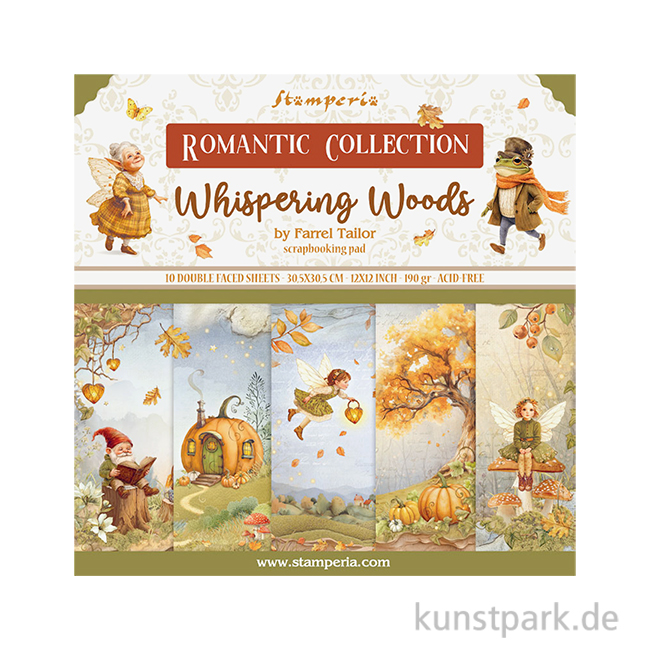 Artikelbild 1 des Artikels “Stamperia Scrapbooking Pad - Whispering Woods, 30,5 x 30,5 cm “