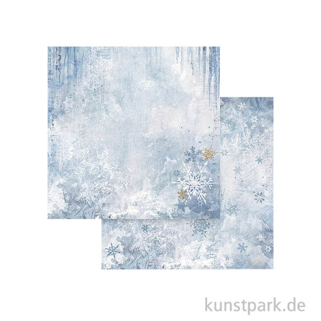 Artikelbild 1 des Artikels “Stamperia Scrappapier - Create Happiness Dewdrops Snowflakes, 30,5 cm “