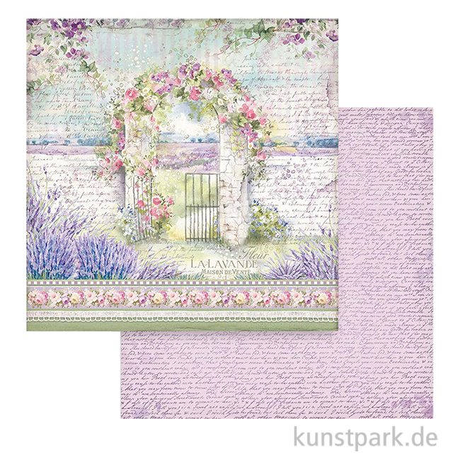 Artikelbild 1 des Artikels “Stamperia Scrappapier - Provence Arch 30,5 x 30,5 cm “