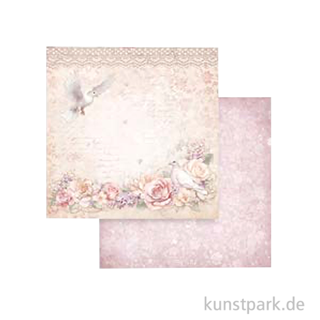 Artikelbild 1 des Artikels “Stamperia Scrappapier - Romance Forever Dove, 30,5 x 30,5 cm “