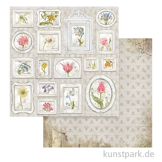 Artikelbild 1 des Artikels “Stamperia Scrappapier - Romantic Garden House Tags 30,5 x 30,5 cm “