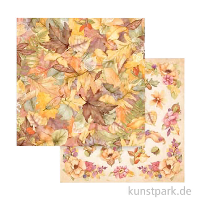 Artikelbild 1 des Artikels “Stamperia Scrappapier - Woodland Leaves, 30,5 x 30,5 cm “