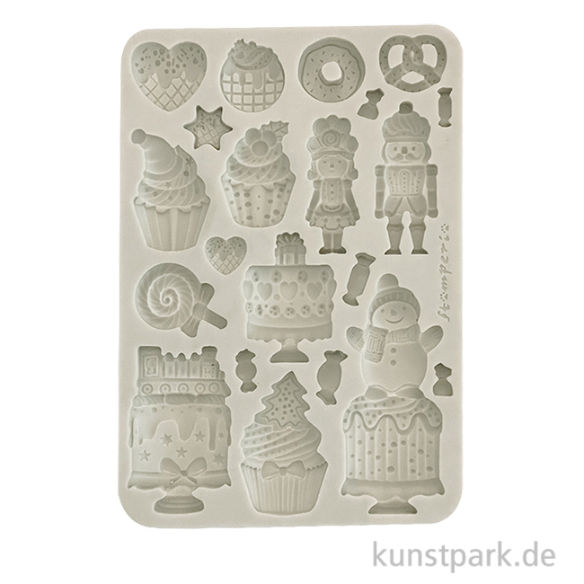 Artikelbild 1 des Artikels “Stamperia Silikon Gießform - Candy Christmas Cakes, A5 “