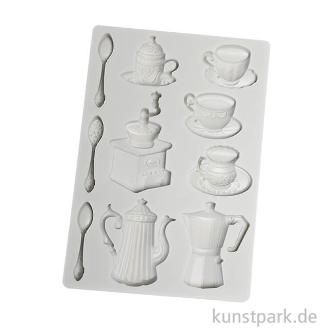 Artikelbild 1 des Artikels “Stamperia Silikon Gießform - Coffee and Chocolate Cups, A5 “