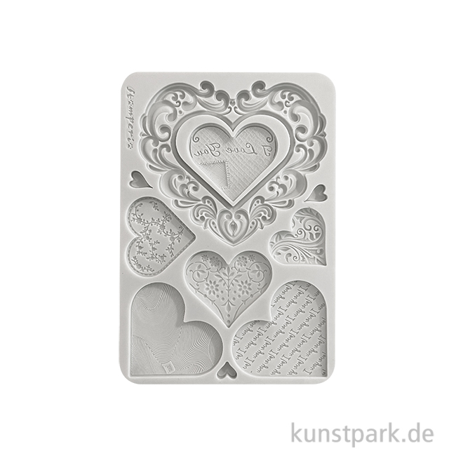 Artikelbild 1 des Artikels “Stamperia Silikon Gießform - Family Hearts, A5 “