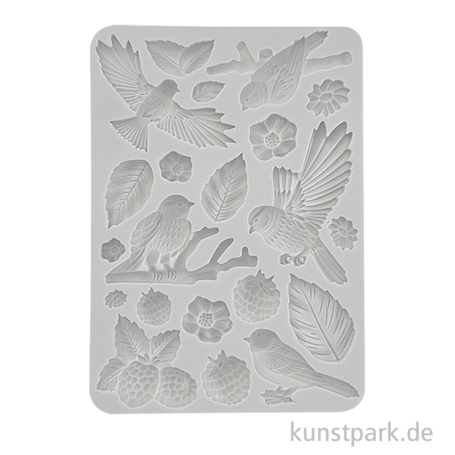 Artikelbild 1 des Artikels “Stamperia Silikon Gießform - Forest Birds, A5 “