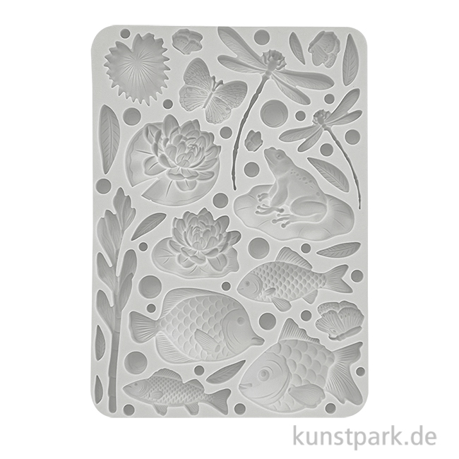 Artikelbild 1 des Artikels “Stamperia Silikon Gießform - Forest Fish Dragonfly, A5 “
