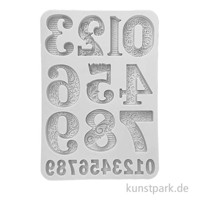Artikelbild 1 des Artikels “Stamperia Silikon Gießform - Gear up for Christmas Numbers, A5 “