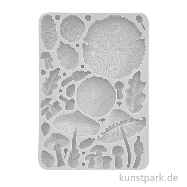 Artikelbild 1 des Artikels “Stamperia Silikon Gießform - Golden Harmony Wood Mushrooms, A5 “