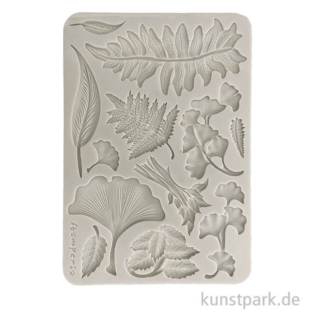 Artikelbild 1 des Artikels “Stamperia Silikon Gießform - Herbarium Silvae Botanical Leaf, A5 “