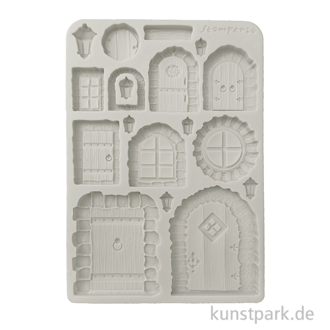 Artikelbild 1 des Artikels “Stamperia Silikon Gießform - Hidden Grove Door Window, A5 “