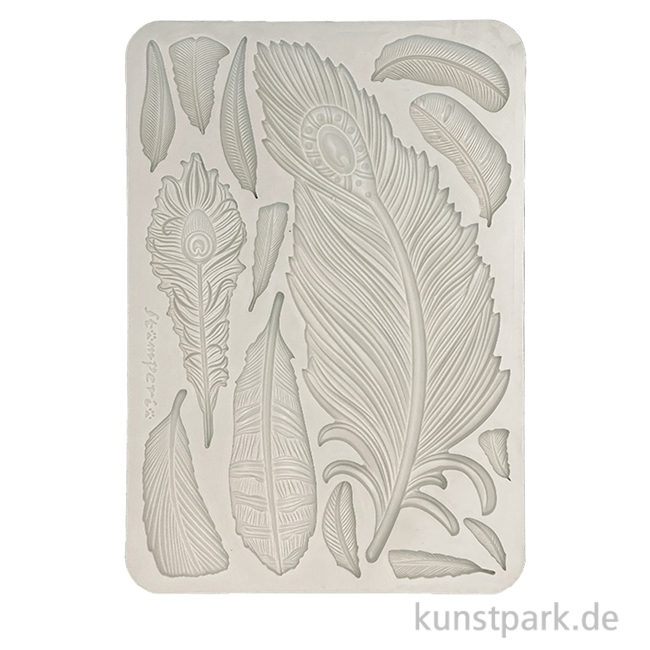 Artikelbild 1 des Artikels “Stamperia Silikon Gießform - Masquerade Feathers, A5 “
