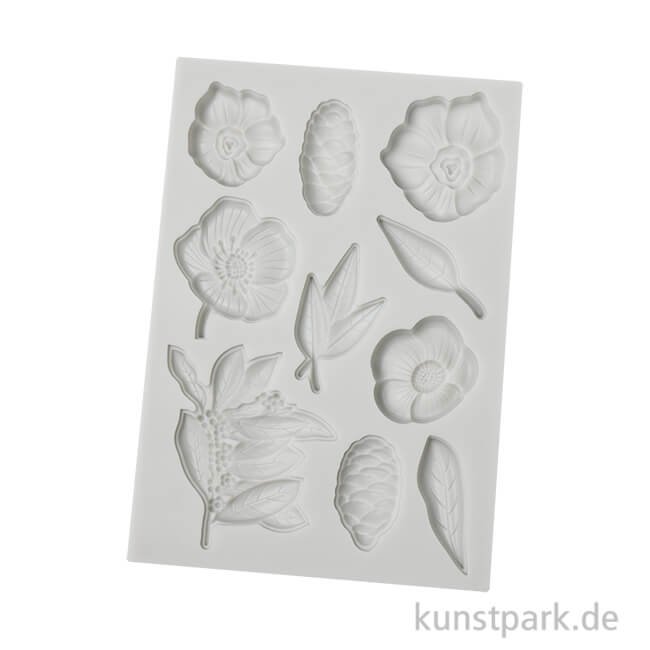 Artikelbild 1 des Artikels “Stamperia Silikon Gießform - Flowers, Pinecones, A6 “
