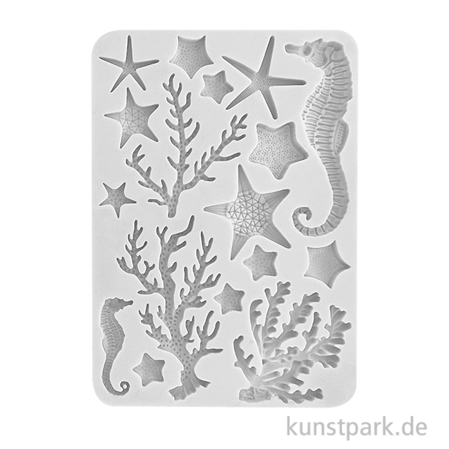 Artikelbild 1 des Artikels “Stamperia Silikon Gießform - Sea Land Corals, A5 “