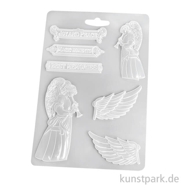 Artikelbild 1 des Artikels “Stamperia Soft Mould (Gießform) - Angel and Wings, A5 “