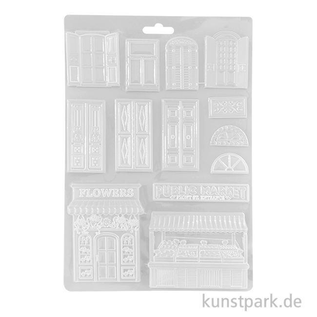 Artikelbild 1 des Artikels “Stamperia Soft Mould (Gießform) - Art of Travelling Doors Window, A4 “