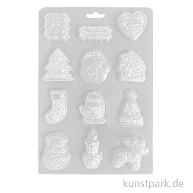 Artikelbild 1 des Artikels “Stamperia Soft Mould (Gießform) - Candy Christmas Elements, A5 “