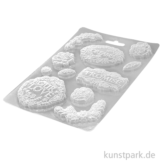 Artikelbild 1 des Artikels “Stamperia Soft Mould (Gießform) - Garden of Promises Dreams, DIN A5 “