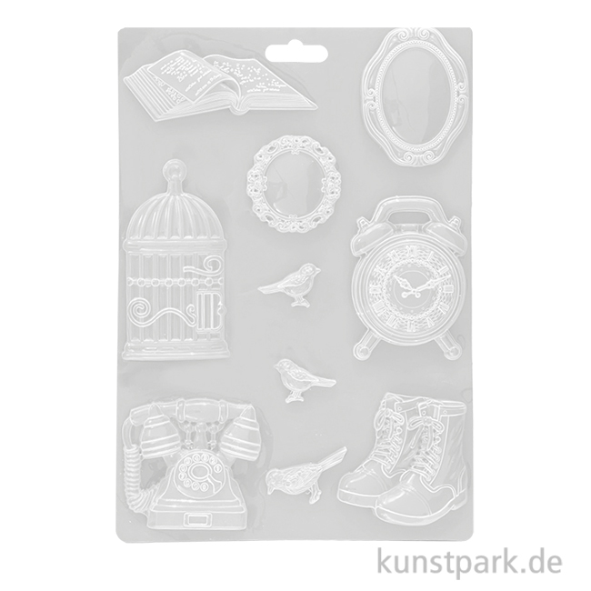 Artikelbild 1 des Artikels “Stamperia Soft Mould (Gießform) - Golden Harmony Elements, A4 “
