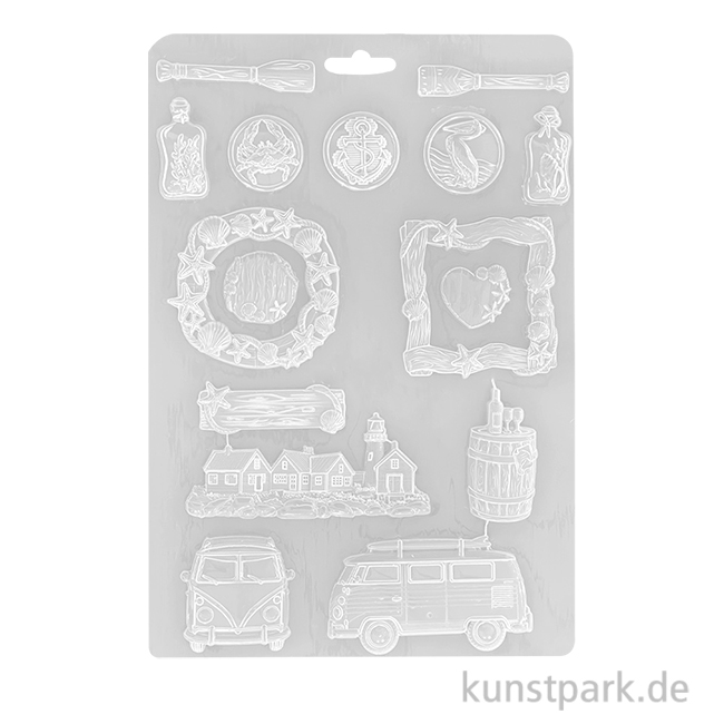 Artikelbild 1 des Artikels “Stamperia Soft Mould (Gießform) - Silent Sea, A4 “