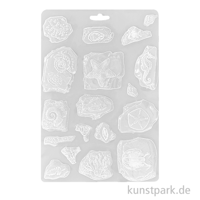 Artikelbild 1 des Artikels “Stamperia Soft Mould (Gießform) - Silent Sea Fossils, A5 “