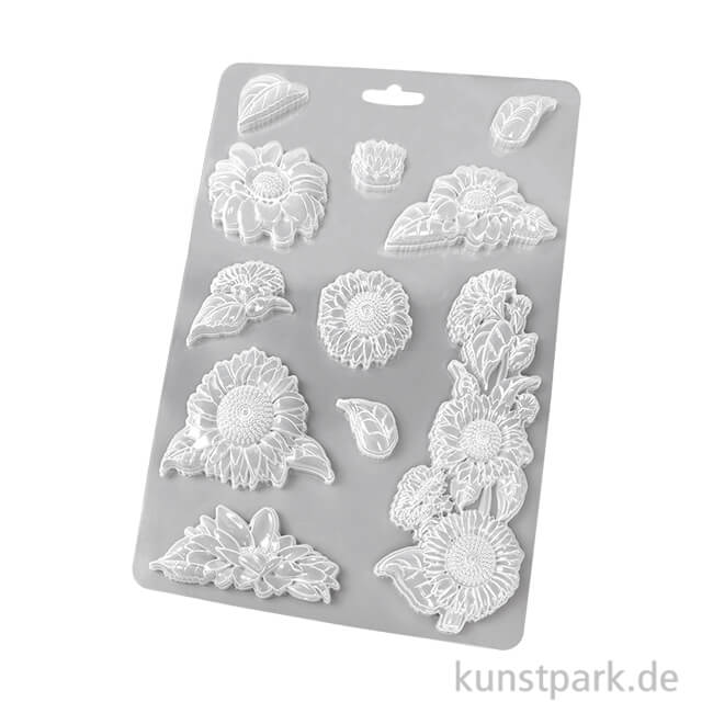 Artikelbild 1 des Artikels “Stamperia Soft Mould (Gießform) - Sunflower Art, A4 “