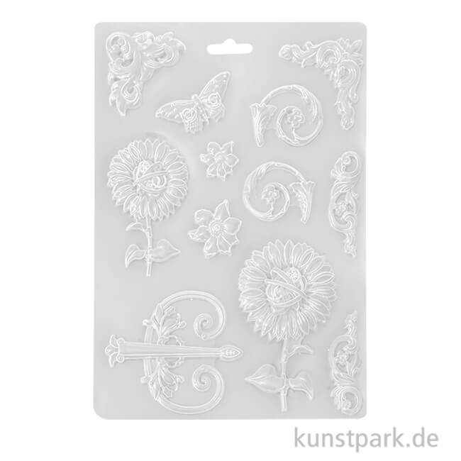 Artikelbild 1 des Artikels “Stamperia Soft Mould (Gießform) - Vagabond Fantasy World Sunflower, A4 “