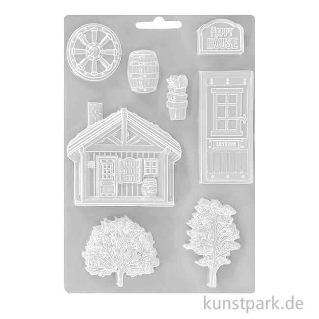 Artikelbild 1 des Artikels “Stamperia Soft Mould (Gießform) - Alterego Cottage, DIN A5 “