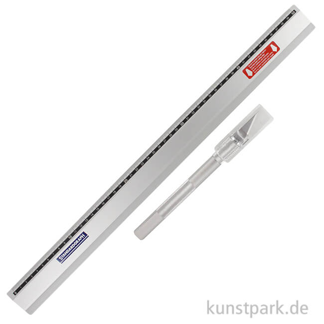 Artikelbild 1 des Artikels “Standardgraph 2-teiliges Schneide-Set mit Cutter und Lineal 50 cm“