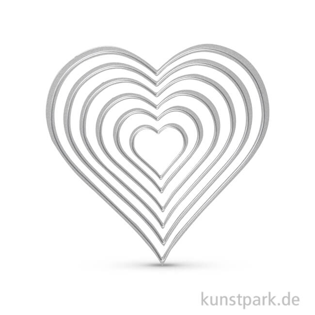 Artikelbild 1 des Artikels “Stanzform - Herzen, Größe 3-11,5 cm “