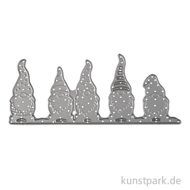 Artikelbild 1 des Artikels “Stanzschablone - Wichtelfamilie, 11,8 x 4,8 cm “