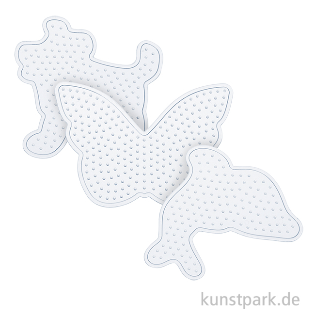 Artikelbild 1 des Artikels “Steckplatten-Set für Bügelperlen - Tierwelt, 3 Stück sortiert “