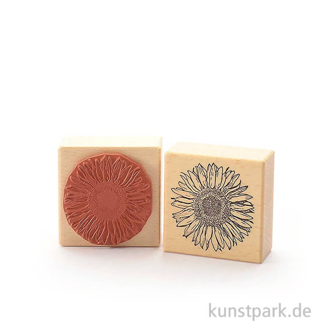 Artikelbild 1 des Artikels “Stempel - Blüte einer Sonnenblume - 6x6 cm “