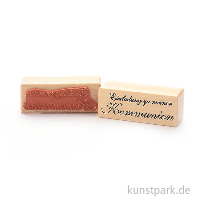 Artikelbild 1 des Artikels “Stempel - Einladung zu meiner Kommunion - 3x8 cm “