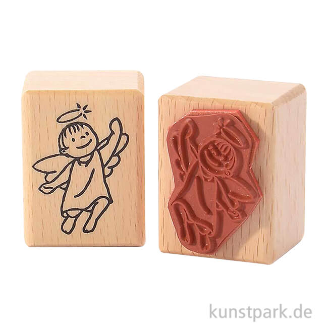 Artikelbild 1 des Artikels “Stempel - Engel hangelt, 3 x 4 cm “