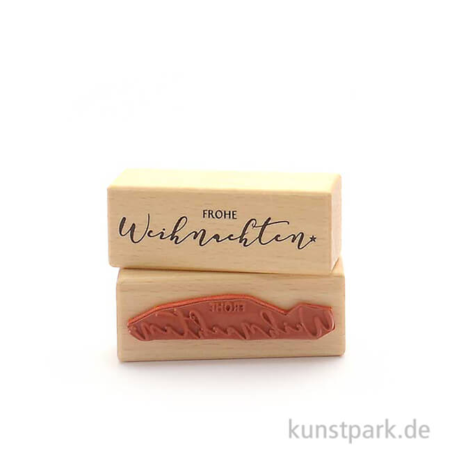 Artikelbild 1 des Artikels “Stempel - Frohe Weihnachten, 3x8 cm “