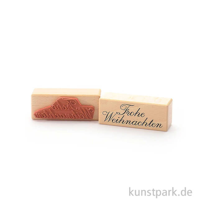 Artikelbild 1 des Artikels “Stempel - Frohe Weihnachten - 3x8 cm “