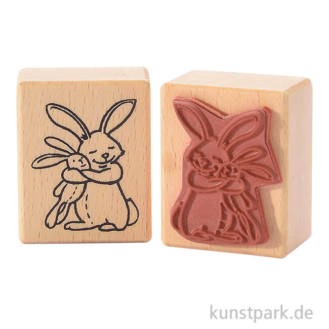 Artikelbild 1 des Artikels “Stempel - Kuschelige Hasen, 4 x 5 cm “