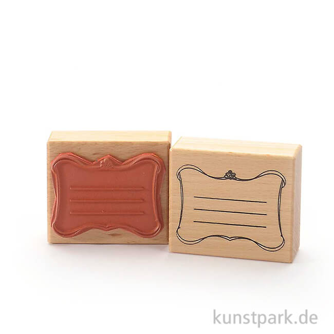 Artikelbild 1 des Artikels “Stempel - Schnörkel Etikett - 6x7 cm “
