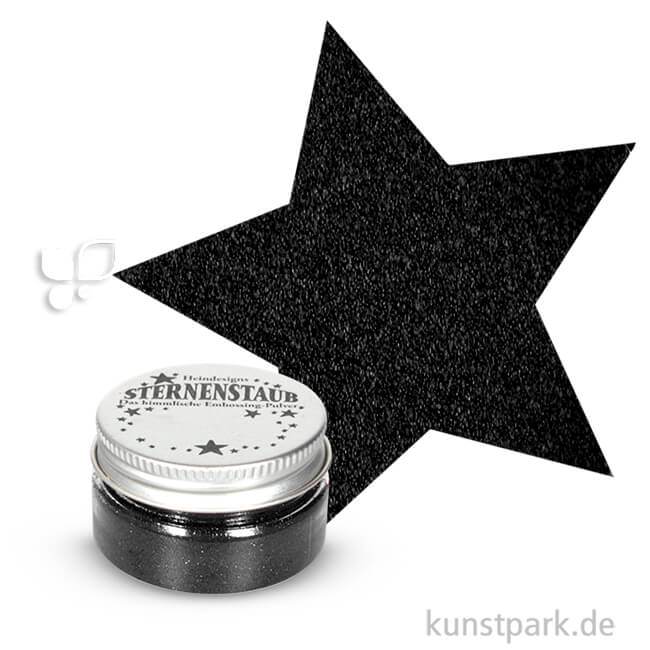Artikelbild 1 des Artikels “Stempel Sternenstaub Embossing Pulver, 14 ml Dose | Schwarz“