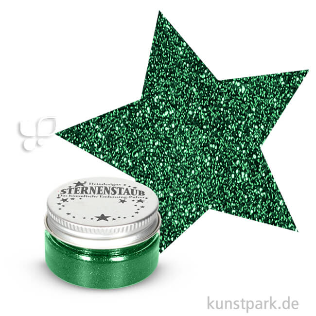Artikelbild 1 des Artikels “Stempel Sternenstaub Embossing Pulver, 14 ml Dose | Super Grün“
