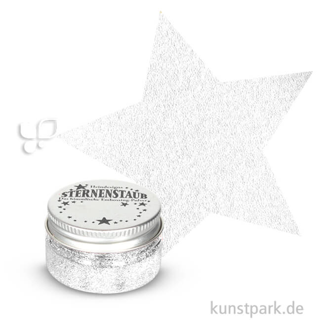 Artikelbild 1 des Artikels “Stempel Sternenstaub Embossing Pulver, 14 ml Dose | Weiß“